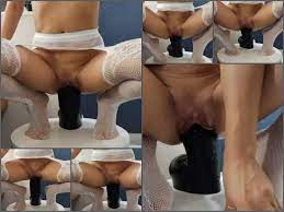 Huge Dildo Porn | Takeitallgf Petite Milf Wife Riding And Stretching Her  Gaping Pussy