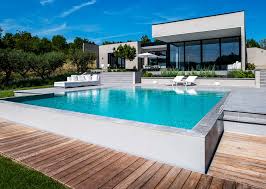 Piscine Debordement Villa Cote D Azur Architectes