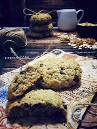 كوكيز الشوفان والجوز بالصور من fatima kitchen cook recipe desserts chocolate food