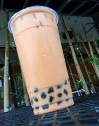 Pad Thai Tofu Spring Rolls And Thai Milk Tea Saigon Cafe Alpharetta Ga Thai Milk Tea Bubble Milk Tea Milk Tea