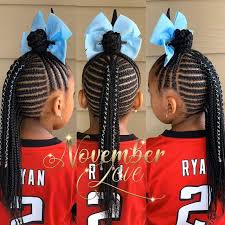 Trendy braided haircuts and styles for black girls. 2020 Braided Hairstyles For Black Kids Kids Hairstyles Black Kids Hairstyles Braided Mohawk Black Hair