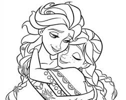 Disney's frozen has taken the world quite by a snowstorm that seems almost as permanent and powerful as elsa's ice magic. Elsa Anna Coloring Etsy