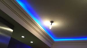 A light fixture can really make or the molding will hide the led strips, direct the light towards the ceiling and add a touch of classic. Light Cove Profiles For The Indirect Lighting Of The Ceiling