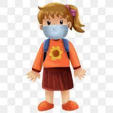 Girl Wearing Mask Go To School Illustration Girl Clipart Girl Kids Png Transparent Clipart Image And Psd File For Free Download School Illustration Girl Clipart Children Illustration