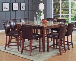 The counter height table makes it somewhat easier for someone sitting at it to have a conversation with those who are standing or. Nice Counter Height Dining Table Dining Room Table Set Granite Dining Table
