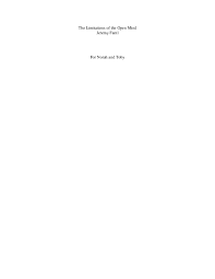pdf the limitations of the open mind jeremy fantl