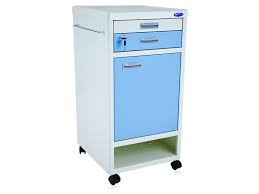 10 best bedside hospital tables of july 2021. Hospital Bedside Table With 2 Drawers And Door