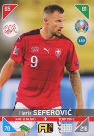 He plays as a striker for the portuguese club benfica and the switzerland national football team. 180 Haris Seferovic Switzerland Team Mate Euro 2021 Kickoff Football Cards Direct