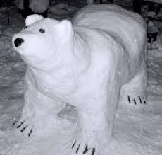 Bear Snow Animal Snow Sculptures Snow Animals Snow Art