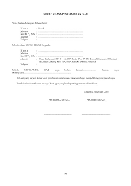 Contoh Surat Kuasa Perwakilan Keluarga