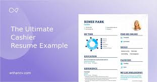 download: cashier resume example for