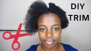 According to marjan and arrunategui, split ends are an indicator that youtube tutorials in general, fitzsimons points out, can be a great source of guidance when learning how to cut your own hair. How To Trim Short 4c Natural Hair At Home Youtube