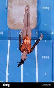 Farah Ann Abdul Hadi, of Malaysia, performs on the vault during women's  artistic gymnastic qualifications at the 2020 Summer Olympics, Sunday, July  25, 2021, in Tokyo. (AP Photo/Morry Gash Stock Photo - Alamy