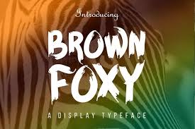 This collection focuses on typeface families from reputable type designers and foundries that contain multiple weights and styles. Brown Foxy Typeface Free Font Of The Week From Fontbundles Net Typeface Free Script Fonts Best Free Handwritten Fonts