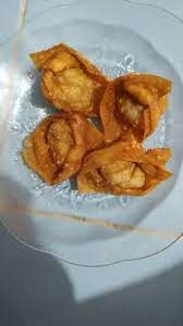 Resep Pangsit Goreng Isi Ayam Dan Udang Oleh Chriskianti Zippora Recipe Pangsit Makanan Resep
