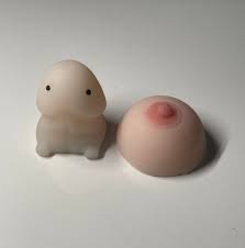 Boob Toy Squish Stress Fidget Mochi Breast Cancer - Etsy