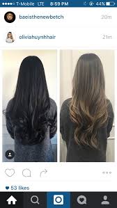 East asian women are unique. Full Lightening Hair Highlights Black Hair Dye Black Hair Balayage