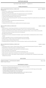 Contract job description roles/responsibilities a minimum of 10 years of experience implementing some combination of oracle financials modules including. Oracle Technical Consultant Resume Sample Mintresume