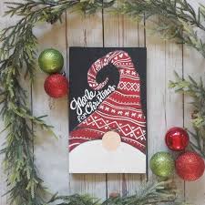 Gnome For Christmas Christmas Gnome Sign Christmas Decor Etsy Christmas Canvas Christmas Crafts Christmas Decorations