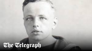 Lieutenant Basil Trott, thought to be the last survivor of the Battle of  the River Plate