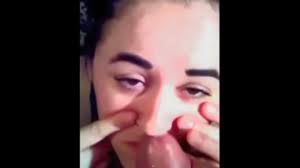 Cum in the nose