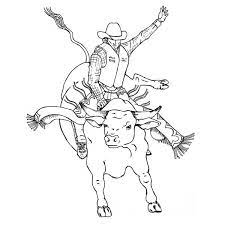 Bull riding coloring pages | high quality coloring pages. Leather Tooling Patterns Cowboy Artists Coloring Pages