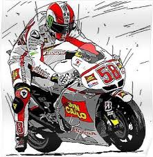 Yuk kita mulai gambarnya aja! 26 Ide Moto Gp Gambar Pembalap Seni Sepeda Motor