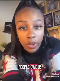 She wants reparations but not from white people. From black leaders and  black celebrities who have been profiting off of black people for years…  Thoughts?