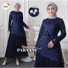 Tidak hanya memperhatikan potongan dan aksen saja, jenis bahan yang digunakan juga tidak luput dari pertimbangan. Gamis Brukat Terbaru 2021mewah Remaja Model Baju Gamis Brokat Terbaru 2021 Desain Modern Dan Mewah Shopee Indonesia