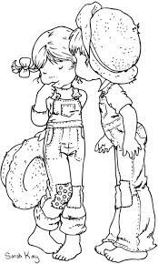 Country girls coloring page sarah kay coloring pages coloring. Art Therapy Coloring Page Hearts Valentine Sarah Kay 9