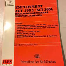 60b of malaysia employment act, 1955. Employment Act 1955 Act265 Textbooks On Carousell