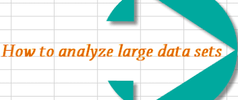 Learn more about how to search for data and use this catalog. Excel For Commerce Analyze Large Data Sets In Excel