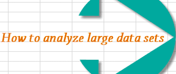 The data they generate is often in the form of open data sets that are accessible for citizens and groups to download for their own analyses. Excel For Commerce Analyze Large Data Sets In Excel