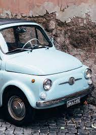 Italy Photography A Vintage Fiat 500 In Rome Rome Classic Etsy Fiat 500 Classic Cars Classic Car Photography