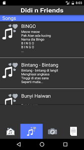 List download lagu mp3 pak atan ada kucing (6:81 min), last update apr 2021. Didi N Friends Music For Android Apk Download