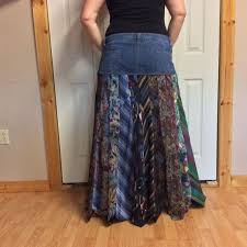 2xl Blue Jean Krawatte Rock Grosse 20 Rock Etsy Skirt Design Skirts Stretch Denim Skirt