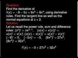 How To Differentiate A Polynomial Function Polynomial Functions Polynomials Power Rule