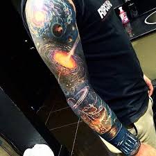If you want small, then you can put small galaxy tattoos. 55 Amazing Space Tattoo