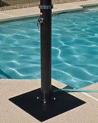 Outdoor Solar Shower With Base For Swimming Pools Outdoor Solar Shower Solar Shower Pool Shower