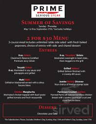 Yarın 09:00 (daha fazlasını göster). Prime Serious Steak Menu In Port Charlotte Florida Usa