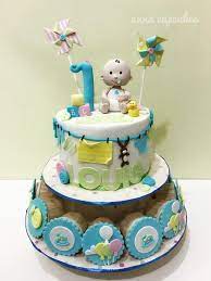 Baby Boy 1st Birthday Cake Cake By Annacupcakes Cakesdecor