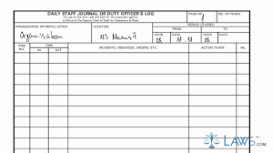 Da Form 1594 Download Printable Pdf Daily Staff Journal Or