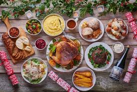It can contain many elements, but most commonly a christmas dinner is roast turkey, stuffing. Ten Great Christmas Meal Kits And Takeaway Services The Upcoming