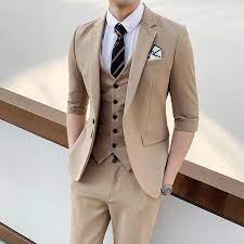 Discover a wide range of colours and designs in this contemporary look. Men Luxury Brand Slim Fit Men S Summer Suits High Quality 3 Pcs Groom Suit Wedding Summer Suits Men Slim Fit Men Summer Suits