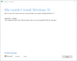 .to update to win 10 20h2 from version 1909 which i believe was the last at the same time, it is trying to install an update for microsoft office 2010 also fails each time leaving this alert: Safe Os Replicate Oc Errors Upgrading Windows 10 Super User