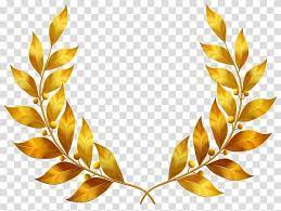 Brown Leaf Wreath Illustration Gold Leaf Bay Laurel Golden Laurel Leaves Transparent Background Png Wreath Illustration Laurel Leaves Transparent Background