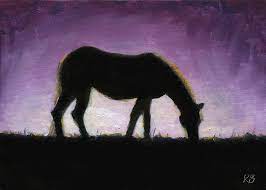 Check spelling or type a new query. Horse Silhouette Painting By Karen Broemmelsick