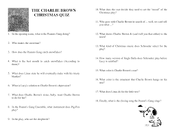 I wanted a charlie brown c. 7 Best Charlie Brown Christmas Trivia Printable Printablee Com
