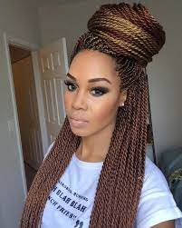 Thin Long Chocolate Brown Twists Twist Braid Hairstyles Senegalese Twist Hairstyles Twist Hairstyles