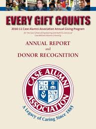 Annual Report and Donor Recognition by Case Alumni Association